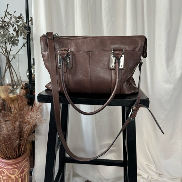 Marc New York Andrew marc luxury large leather bag for school/work - Picture 1 of 15